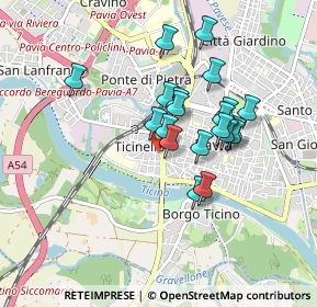 Mappa Via Piero Gobetti, 27100 Pavia PV, Italia (0.7155)