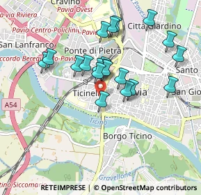 Mappa Via Piero Gobetti, 27100 Pavia PV, Italia (0.804)