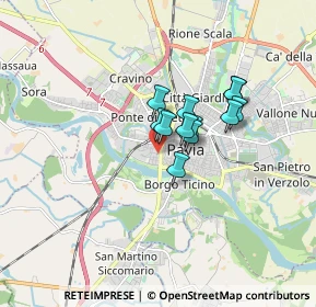Mappa Via Piero Gobetti, 27100 Pavia PV, Italia (1.0525)