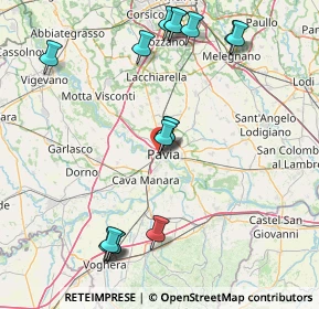 Mappa Via Piero Gobetti, 27100 Pavia PV, Italia (18.42125)