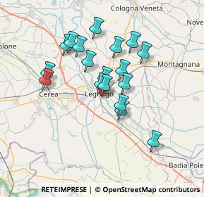 Mappa Via Piero Gobetti, 37045 Legnago VR, Italia (5.95389)