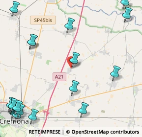 Mappa Via Quistro, 26043 Persico Dosimo CR, Italia (6.7515)