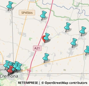 Mappa Via Quistro, 26043 Persico Dosimo CR, Italia (6.715)