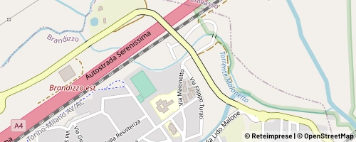 Mappa Brandizzo