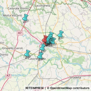 Mappa Via Jacopo Menocchio, 27100 Pavia PV, Italia (3.65333)