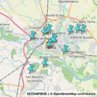 Mappa Via Jacopo Menocchio, 27100 Pavia PV, Italia (1.62833)