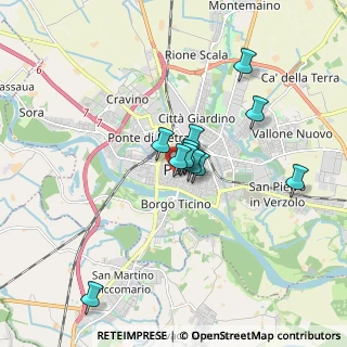 Mappa Via Jacopo Menocchio, 27100 Pavia PV, Italia (1.33182)