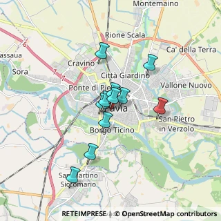 Mappa Via Jacopo Menocchio, 27100 Pavia PV, Italia (1.26)