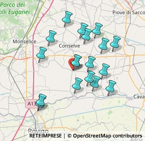 Mappa Piazza Guglielmo Marconi, 35023 Bagnoli di Sopra PD, Italia (6.68444)