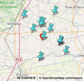 Mappa Piazza Guglielmo Marconi, 35023 Bagnoli di Sopra PD, Italia (6.47143)