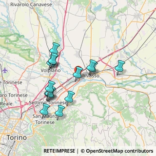 Mappa 10032 Chivasso TO, Italia (6.96)