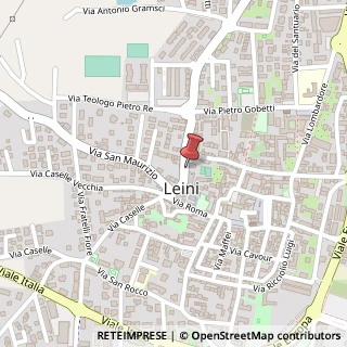 Mappa Via S. Francesco al Campo, 2, 10040 Leini TO, Italia, 10040 Leini, Torino (Piemonte)