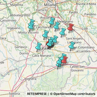 Mappa Via Stafforini, 27100 Pavia PV, Italia (10.75222)