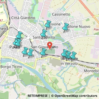 Mappa Via Stafforini, 27100 Pavia PV, Italia (1.04308)