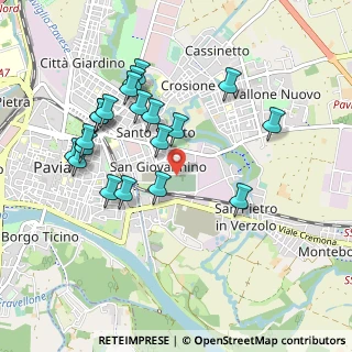 Mappa Via Stafforini, 27100 Pavia PV, Italia (0.9505)