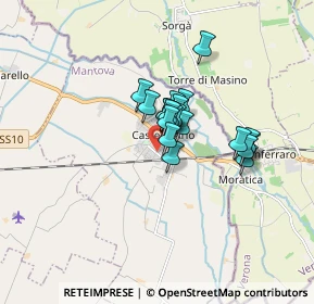 Mappa Via Antonio Gramsci, 46033 Castel D'ario MN, Italia (1.051)