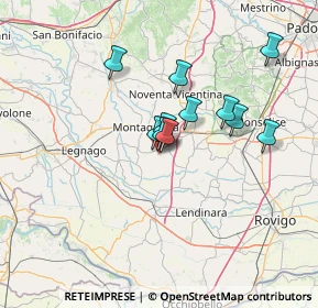 Mappa Via Y.Rabin, 35040 Casale di Scodosia PD, Italia (10.32455)