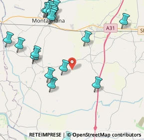 Mappa Via Y.Rabin, 35040 Casale di Scodosia PD, Italia (5.304)