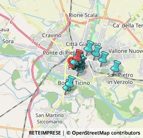 Mappa Via Teodolinda, 27100 Pavia PV, Italia (0.80286)