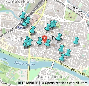 Mappa Via Teodolinda, 27100 Pavia PV, Italia (0.4205)