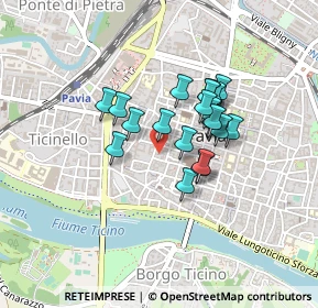 Mappa Via Teodolinda, 27100 Pavia PV, Italia (0.3095)