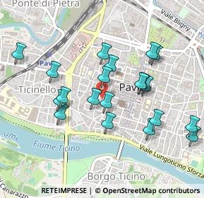 Mappa Via Teodolinda, 27100 Pavia PV, Italia (0.4625)
