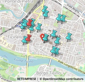 Mappa Via Teodolinda, 27100 Pavia PV, Italia (0.407)