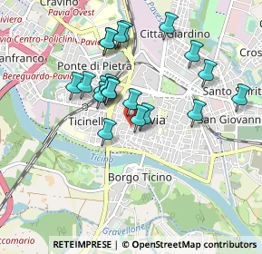 Mappa Via Teodolinda, 27100 Pavia PV, Italia (0.813)