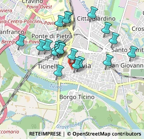 Mappa Via Frank Giuseppe, 27100 Pavia PV, Italia (0.8345)