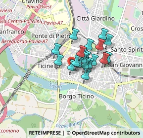 Mappa Via Teodolinda, 27100 Pavia PV, Italia (0.51)