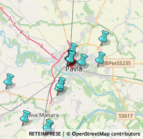 Mappa Via Frank Giuseppe, 27100 Pavia PV, Italia (4.55722)