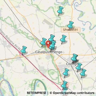 Mappa Via Ticino, 26841 Casalpusterlengo LO, Italia (5.235)