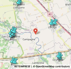 Mappa Via Marchesina, 26814 Livraga LO, Italia (3.09643)