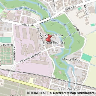 Mappa Via Villa Eleonora, 7, 27100 Pavia, Pavia (Lombardia)