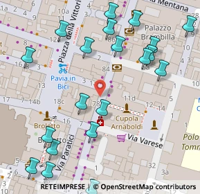 Mappa Corso Strada Nuova, 27100 Pavia PV, Italia (0.082)