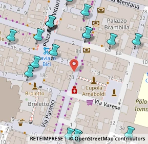 Mappa Via Varese, 27100 Pavia PV, Italia (0.091)