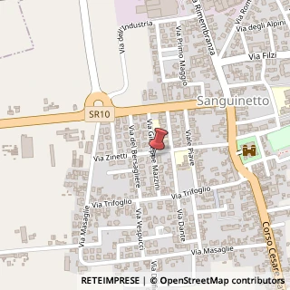 Mappa Via Giuseppe Mazzini, 36, 37058 Sanguinetto, Verona (Veneto)