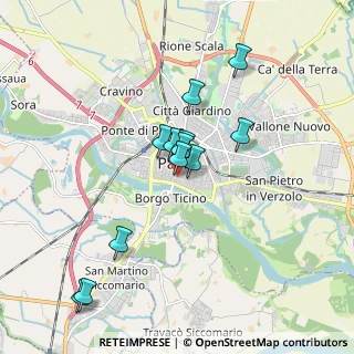 Mappa Via Emilio Cravos, 27100 Pavia PV, Italia (1.54167)