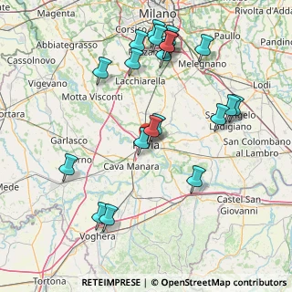 Mappa Via Emilio Cravos, 27100 Pavia PV, Italia (17.487)