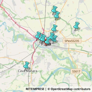 Mappa Via Emilio Cravos, 27100 Pavia PV, Italia (2.95182)