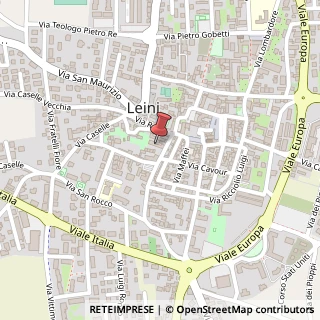 Mappa Via Rivabella, 24, 10140 Leini, Torino (Piemonte)