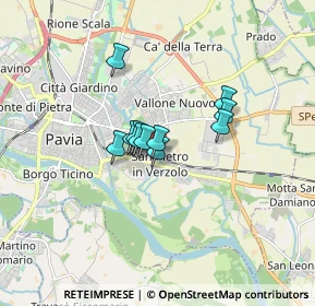 Mappa Via Tre Re, 27100 Pavia PV, Italia (1.02364)
