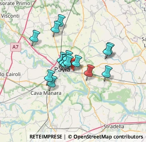 Mappa Via Tre Re, 27100 Pavia PV, Italia (4.995)