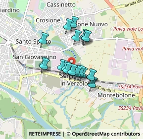 Mappa Via Tre Re, 27100 Pavia PV, Italia (0.606)
