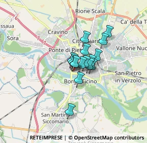 Mappa Vicolo Privato A. Ubicini, 27100 Pavia PV, Italia (0.9125)