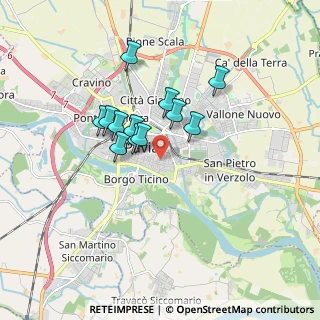 Mappa Via Bernardo Sacco, 27100 Pavia PV, Italia (1.32833)