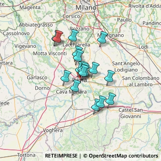 Mappa Via Bernardo Sacco, 27100 Pavia PV, Italia (9.29278)
