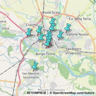 Mappa Via, 27100 Pavia PV, Italia (1.24917)