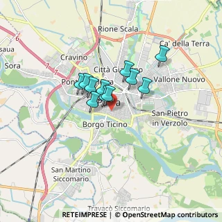 Mappa Via, 27100 Pavia PV, Italia (1.06909)