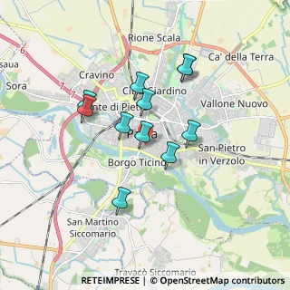 Mappa Via, 27100 Pavia PV, Italia (1.44455)